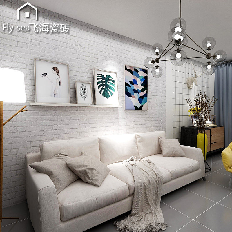 Balcony wall courtyard outdoor wall brick garden terrace villa 300×600 cultural stone tile TV background