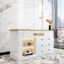 Simple modern cash register small counter table clothing store convenience store Shop Bar table supermarket front desk reception desk