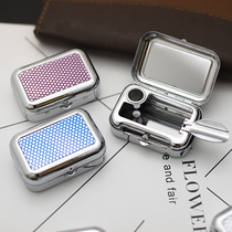 Creative Personality Trendy Mini Portable Pocket Ashtrays Fashion Outdoor Tours Carry-on Lid Ash Casket