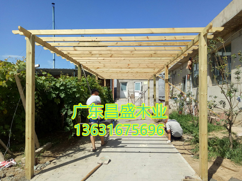 Wood preservative flower wood preservative zi teng jia fence outdoor floor grid Finland wood preservative wood chairs grid