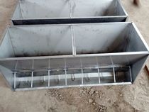 Stainless steel double-sided Trough composite nursery pig feeding trough pig raising equipment Special