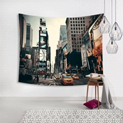 Gió Bắc Âu treo vải đầu giường sofa tường trang trí vải thành phố tấm thảm nghệ thuật