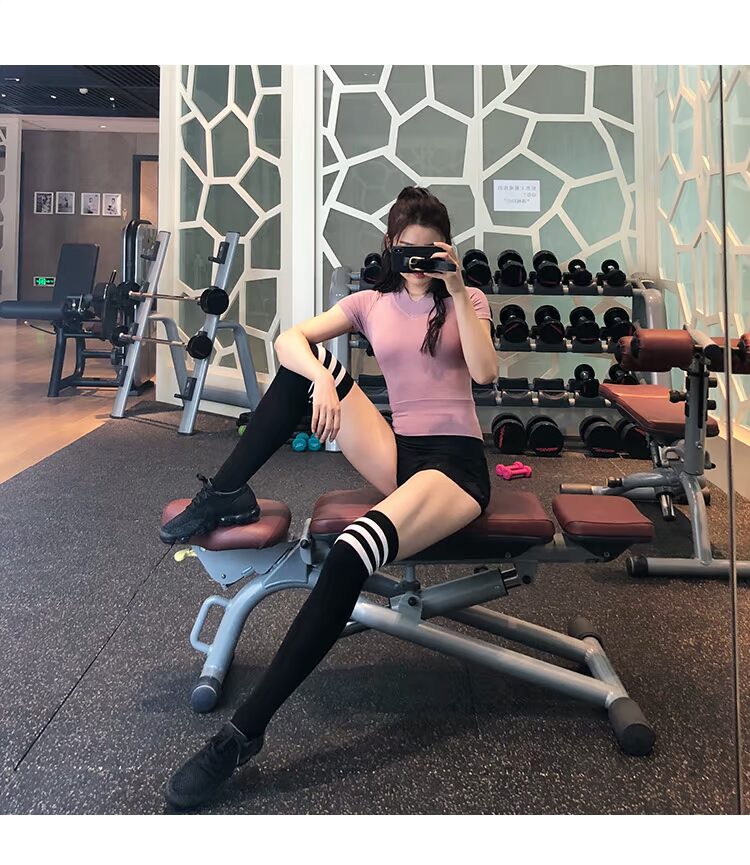 Chân dài phần mỏng tập thể dục trên đầu gối nữ vớ thể thao Hàn Quốc ống dài đánh bại ván trượt cao ống chống trượt tất cao cổ