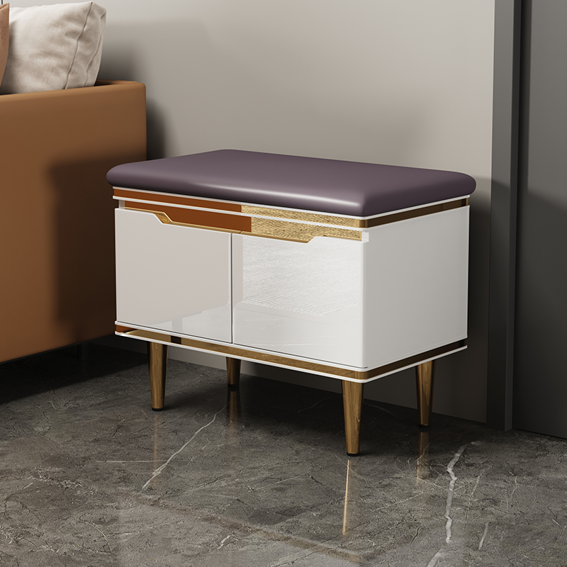 Change shoe stool home door can sit and wear shoes storage stool enter the door shoe cabinet sitting stool integrated soft bag into the home tipping shoe rack