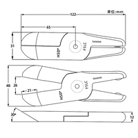 F5LC Пластическая головка реза (исключая тело)