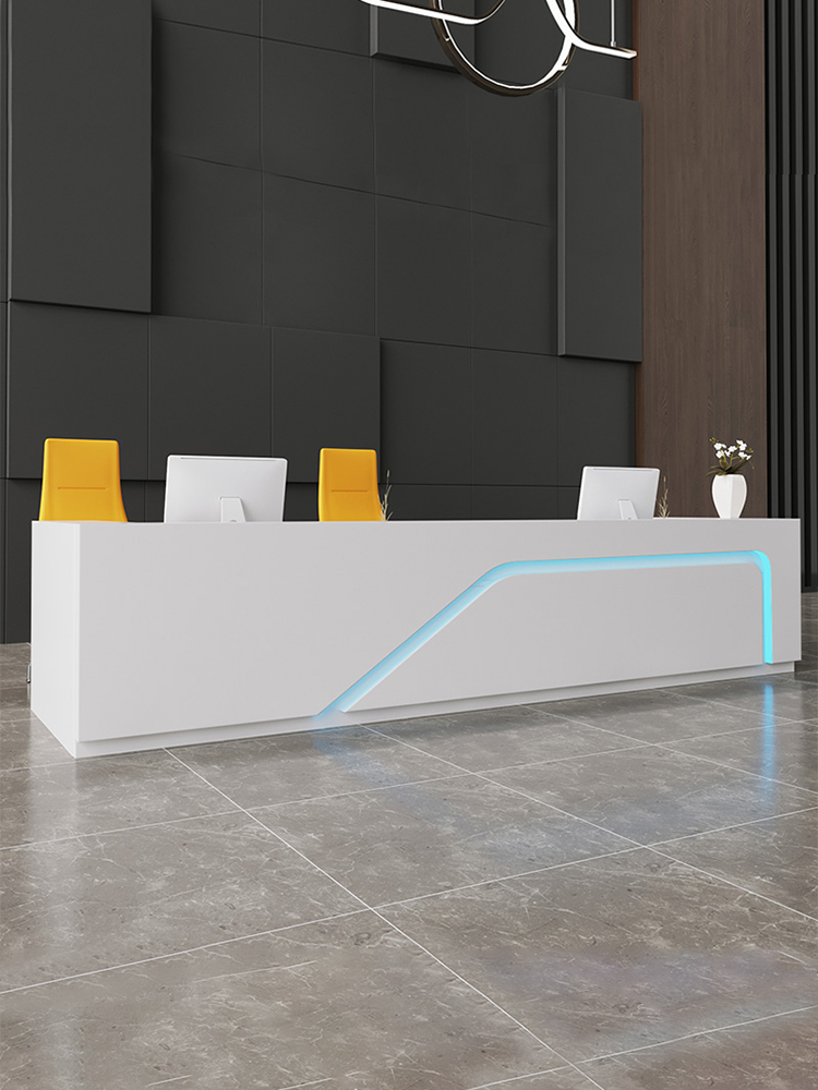 Imitation paint company reception desk beauty salon cashier counter hotel hotel welcome desk office bar table customization
