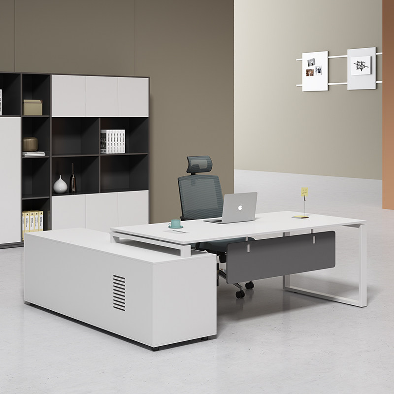 Brief Modern Boss Desk Office Furniture Commercial Atmospheric Bandai Head manager's chair portfolio