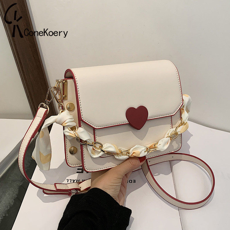 French Cone Koery leather new 2022 explosive bag net red texture one-shoulder fashion versatile cross-body bag