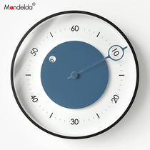 Mandelda modern minimalist creative hanging wall clock living room Home mute clocks Nordic American fashion hanging clocks