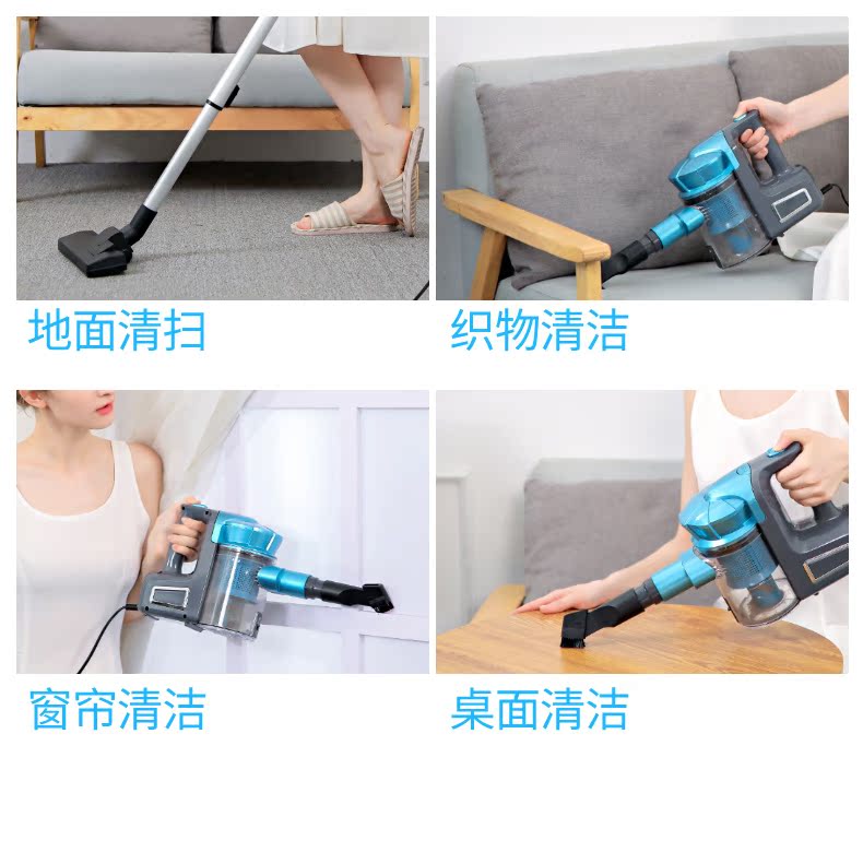 máy hút bụi bơm lốp ô tô Máy hút bụi Rongshida hộ gia đình nhỏ hút lớn cầm tay mạnh mẽ mites máy hút bụi thảm sử dụng kép - Máy hút bụi máy hút bụi mediamart