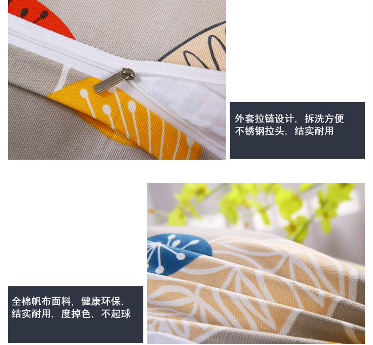 Tam giác đầu giường đệm mềm gối mềm gối lớn lưng sofa đệm văn phòng hỗ trợ gối - Trở lại đệm / Bolsters gối lót lưng ghế văn phòng