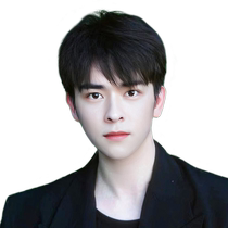 Wig for men with short hair real hair full headgear Korean version of Internet celebrity natural and light hairstyle fashionable new realistic wig for men