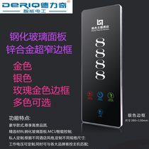 High-end smart hotel hotel luminescent electronic door sign personalized led electronic room number display card