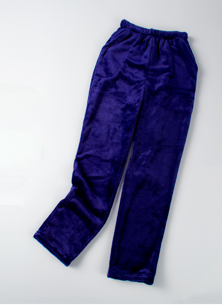 Quần flannel phụ nữ nhà quần nhung nhung ngủ quần phụ nữ mùa thu và mùa đông quần pyjama dày cộng với quần nhung sống lỏng quần tất nam
