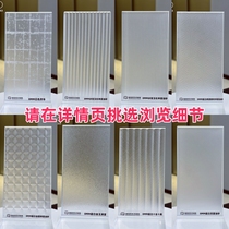 Factory customized popular super white Changhong gold dollar size wick oil sand art glass sliding door screen partition background