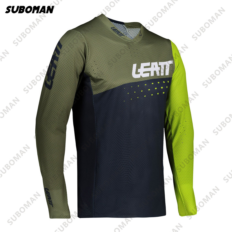 LEATT new 2022 cycling speed descending long sleeve dry coat MTB bike mountain cross-country car race BMX