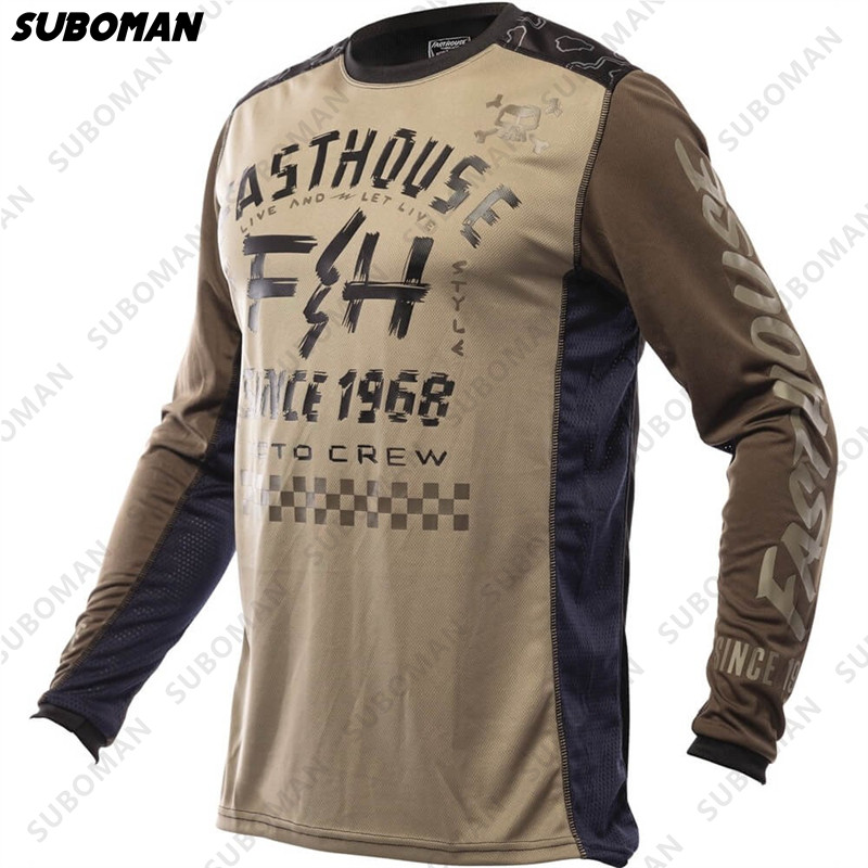 FASTHOUSE new 2022 riding suit downhill suit long-sleeved quick-drying suit MTB bicycle mountain off-road racing