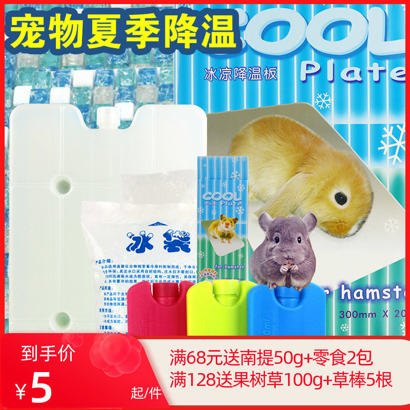 Pet ice box water injection Rabbit summer cooling supplies Chinchilla guinea pig Cooling plate Ice pack Cooling plate