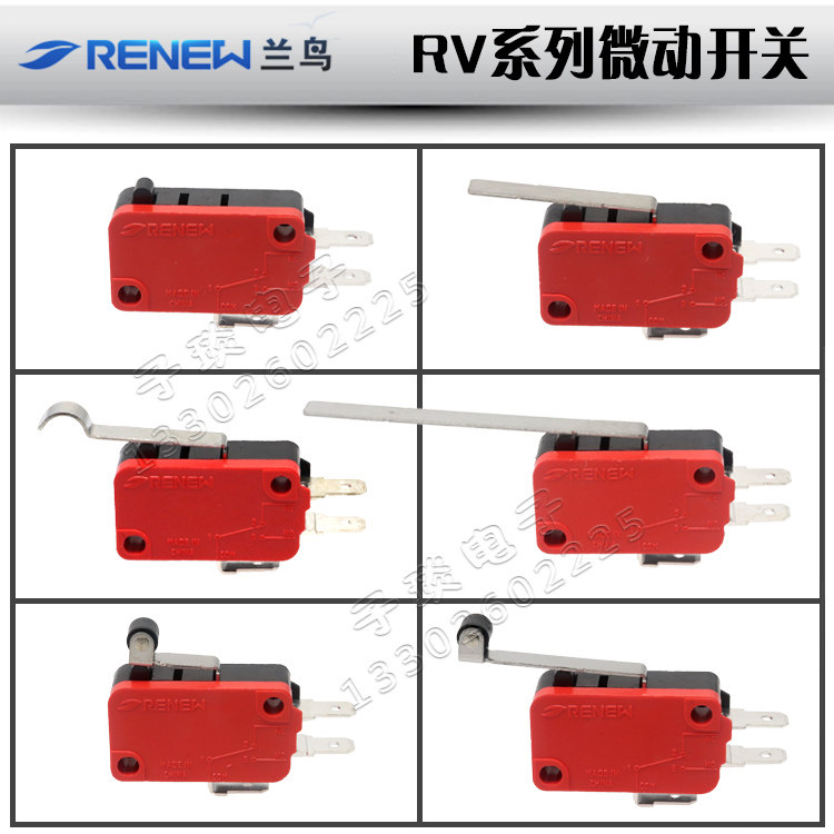 RENEW Langbird micro-switch RV-16-161-162-163-164-166-166-1C25 Blue Bird itinerary