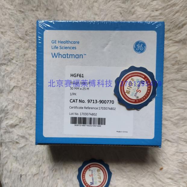 9713-900770 WHATMAN HGF61玻璃纤维纸带PM2.5/10聚光30mm&times;25m