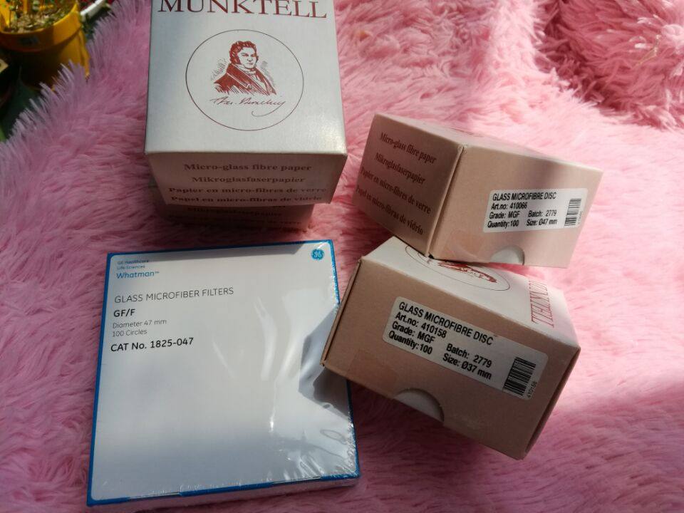 47mm瑞典Munktell 玻璃纤维滤膜MGF 等同于Whatman GF/F 1825-047