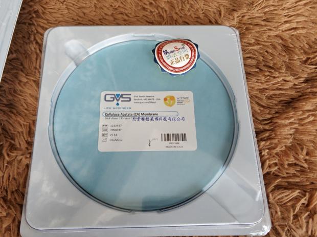 美国GVS 醋酸/乙酸(CA)纤维滤膜142mm 0.45um 25片原装1212517