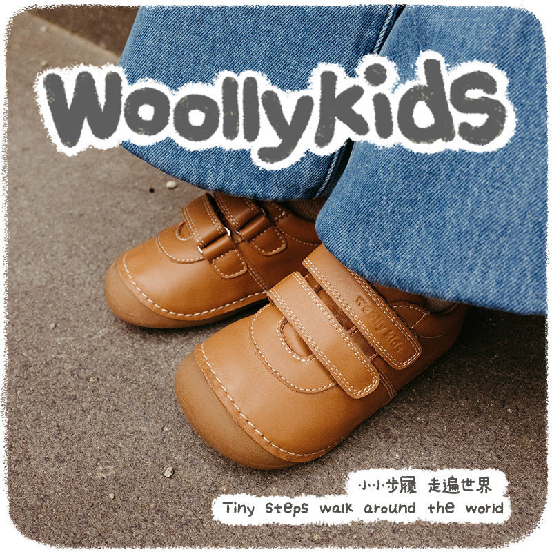 Australian Woollykids Baby Wally Toddler Shoes New Style Genuine Leather Soft-Soled Barefoot Leather Shoes for Boys