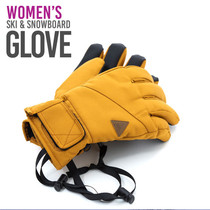 Japan VENTO five-finger ski gloves women waterproof windproof cold riding gloves velvet thickened warm gloves