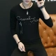Mùa xuân và mùa hè nam áo thun tay dài nam áo sơ mi nam chạm đáy đẹp trai bên trong mặc quần áo t máu nam áo polo nam đẹp