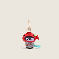 Красный [счастливая рыбка, маленький размер, нелиняющая золотая пряжка, высота 7 см.