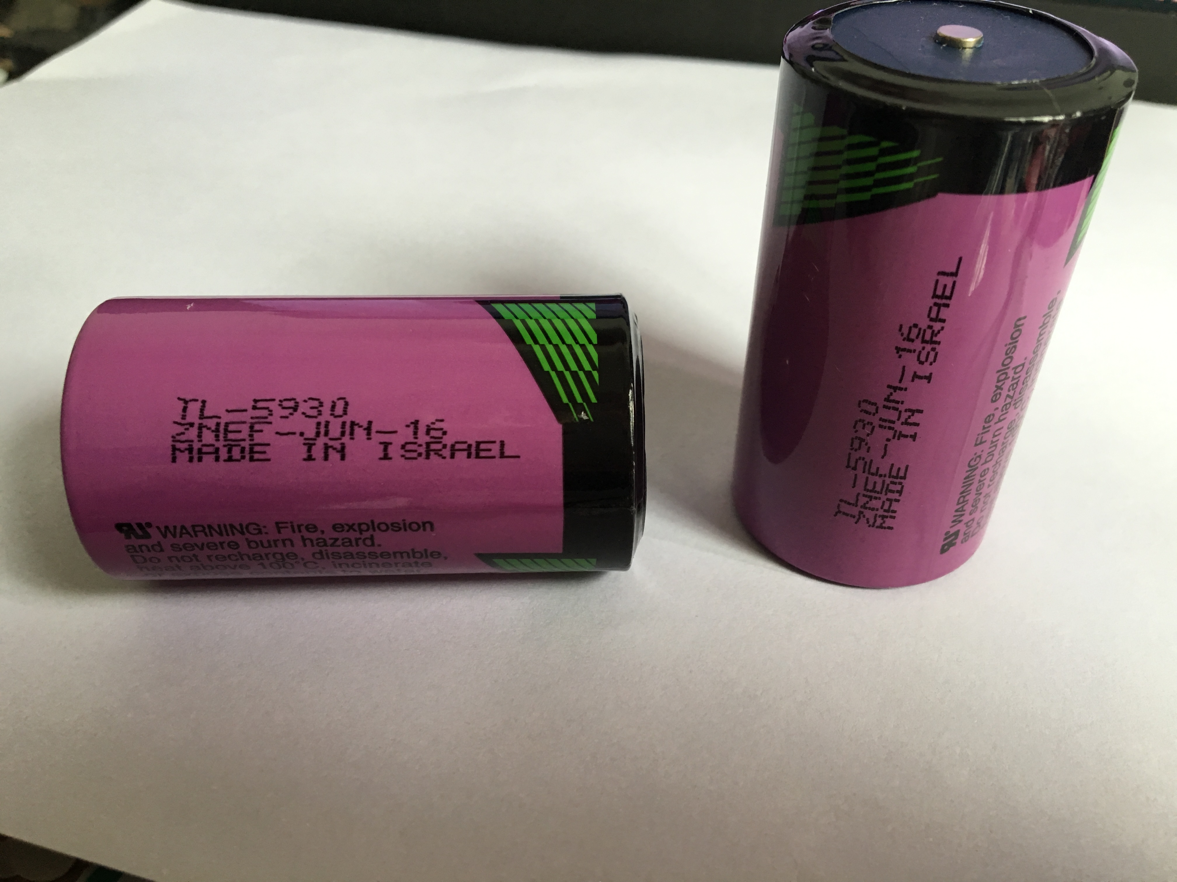 Original Loaded Tadiran TL-5930 D Type 1 3 6V Lithium battery original SL-2780 can be welded foot