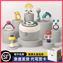 Baby gift box set gift high-end newborn baby toy full moon baby gift practical 100 days meeting gift