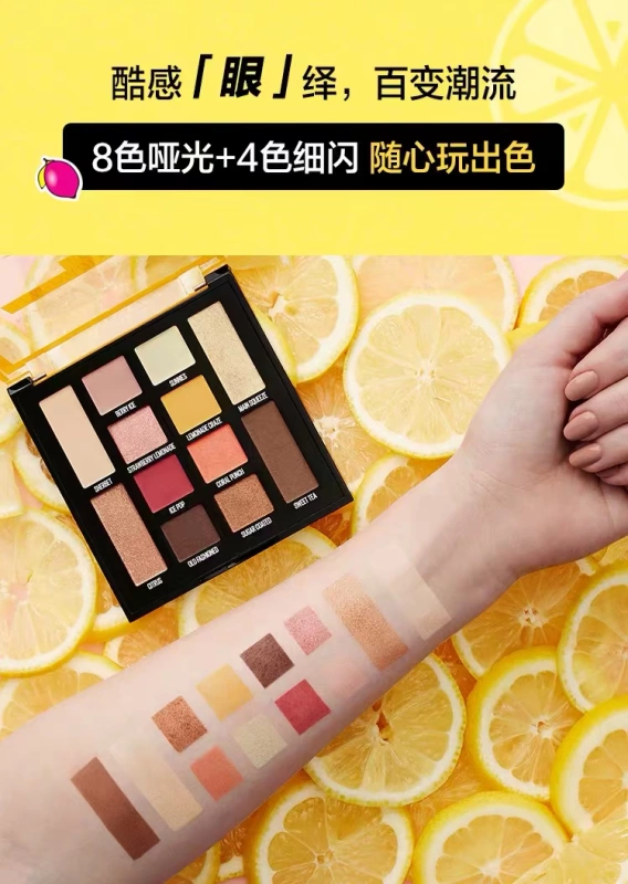 Maybelline khay bóng mắt đĩa chanh 12 màu in long lanh màu đất ngọc trai mờ bắt đầu chính thức cửa hàng hàng đầu - Bóng mắt