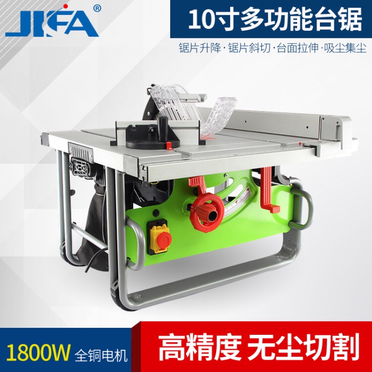 Jifa 10 inch small dust-free table sawmill decoration multi-functional high precision desktop sawmill cutting machine for home use