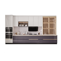 Oppein kitchen cabinets custom quartz stone countertops household stove cabinets integrated open kitchen cabinets storage cabinets