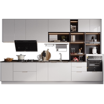 Oppein integrated cabinets custom kitchen cabinets custom quartz stone countertops open kitchen storage cabinets prepayment