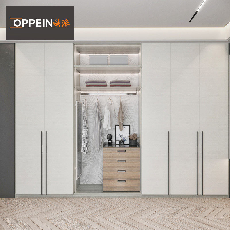 European style wardrobe whole house custom walk-in cloakroom cabinet combination modern home bedroom overall wardrobe custom