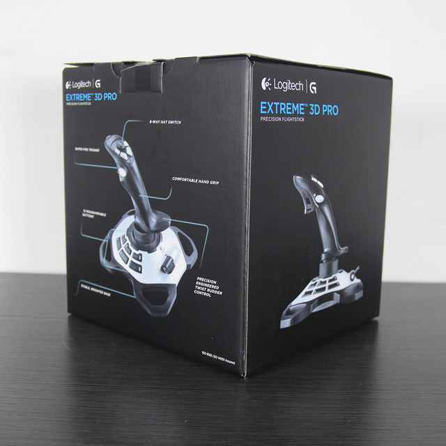 Logitech Spin Shining Titanium Wing II Extreme3DPRO ເກມບິນຈຳລອງ joystick