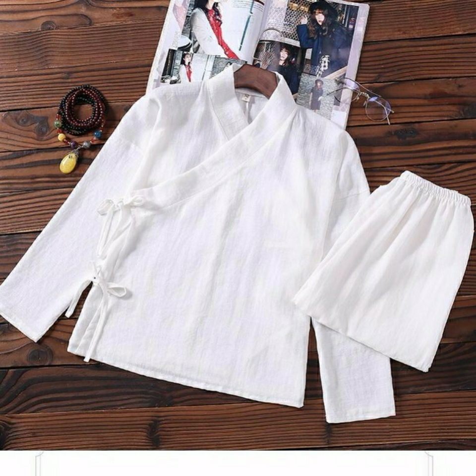 Ancient costumes, Hanfu, underwear, couples, white ancient underwear, sleepwear, pajamas, men's and women's inner lining, spring and autumn models