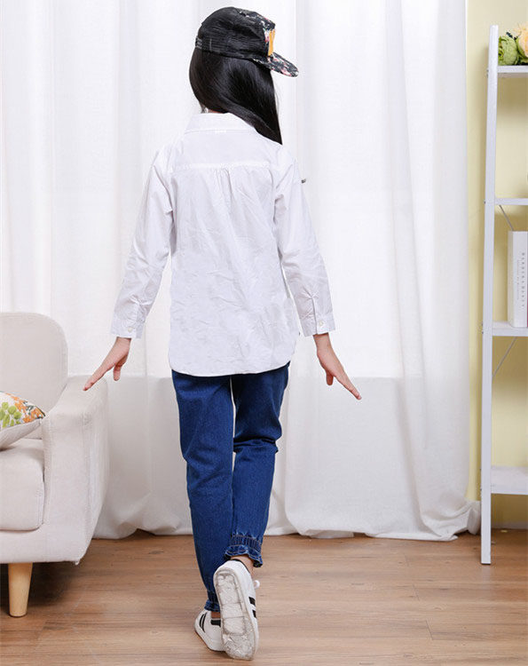 Chemise fille à manche longue - Ref 2085204 Image 11