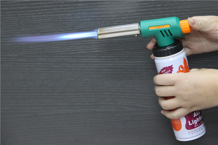 Súng phun cát di động blowtorch súng ngoài trời nướng lửa ngọn đuốc lửa nhiệt độ cao nhẹ hơn hàn mỏ hàn 7612 # - Bật lửa hộp quẹt bic
