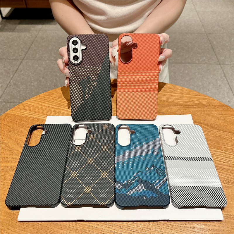 Suitable for Samsung S26Ultra Phone Case S22/S23/S24/S25Ultra Carbon Fiber Pattern S26Plus Magnetic A57/A56/A55/A17/A16 Half-Pack Ultra-Thin Anti-Drop Protective Hard Case Suitable for Samsung S26Ultra Phone Case S22/S23/S24/S25Ultra Carbon Fiber Pattern S26Plus Magnetic A57/A56/A55/A17/A16 Half-Pack Ultra-Thin Anti-Drop Protective Hard Case