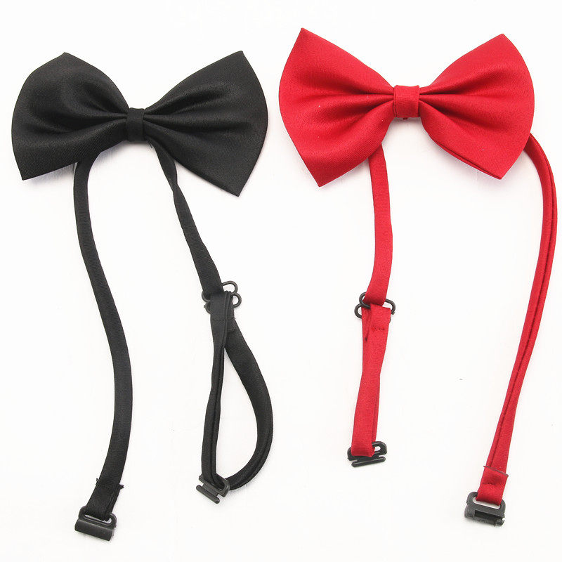 Lead knots groom wedding wedding butterfly knot men Inn women's red black Korean version of the Pot Tie Groom Tie-Taobao