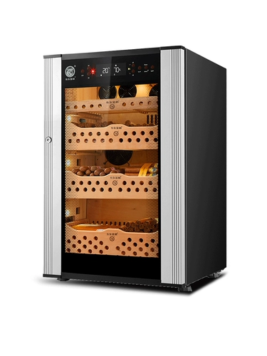 Bur Doge VC118 Боже собака сигара конституция сигары Хенгди, предоставляя мини -компрессор с твердым деревянным немецким красным вином шкаф