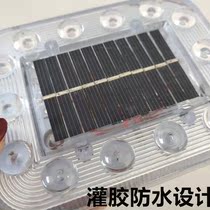 Car solar anti-rear-end warning flash light led truck trailer width light side light flickering tail light modification