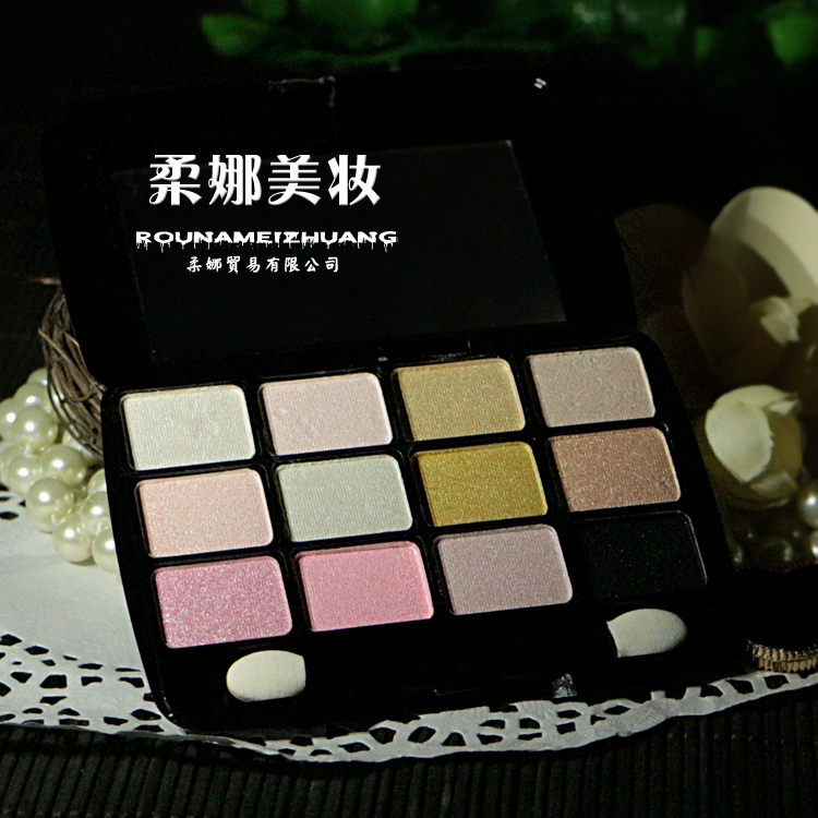 9.9 Pearlescent Matte Girl Eyeshadow 12 Màu Rose Eyeshadow Palette Rượu Vang Đỏ Cà Phê Sinh Viên Bóng Mắt phấn mắt perfect diary