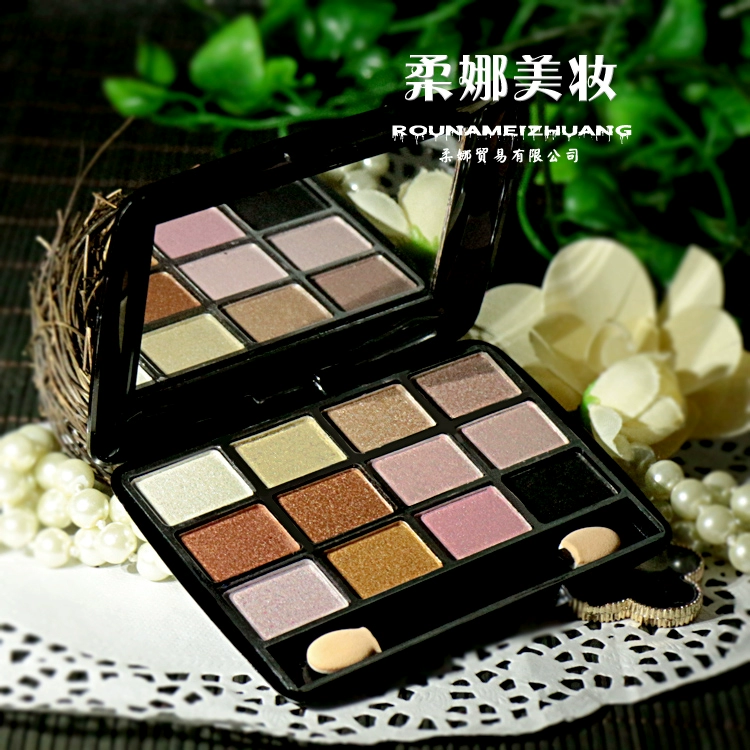 9.9 Pearlescent Matte Girl Eyeshadow 12 Màu Rose Eyeshadow Palette Rượu Vang Đỏ Cà Phê Sinh Viên Bóng Mắt