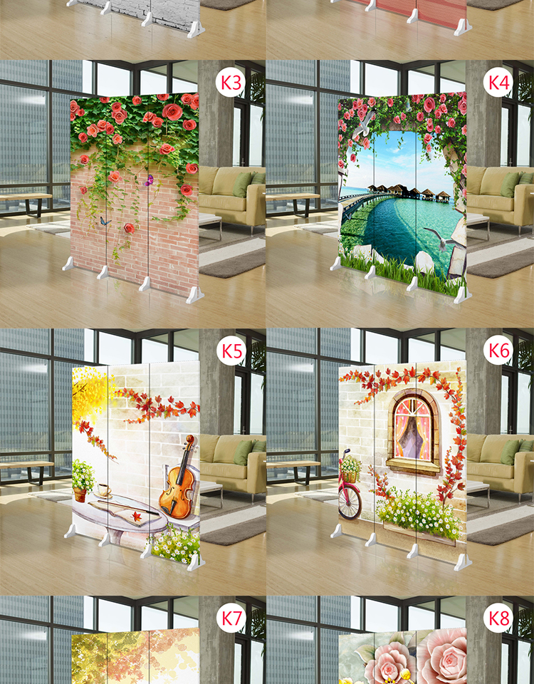 Phong cách châu Âu phân vùng màn hình di động gấp màn hình gấp phòng ngủ khách sạn vải đơn giản hiện đại phòng khách hiên - Màn hình / Cửa sổ vách ngăn gỗ phòng khách và bếp