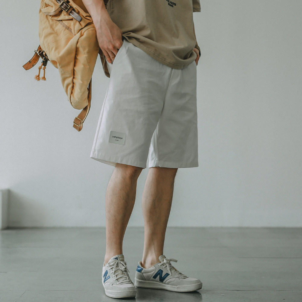 Hey Ma Seven as a day train for men tooling shorts outside wearing summer thin section casual 50% Pants Loose Straight Barrel 50% Pants