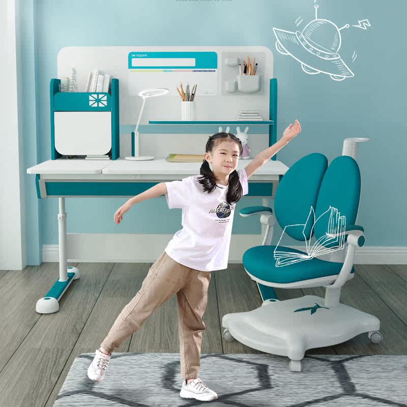 Miago Children Study Table Elementary School Kids Book Table And Chairs Suit Kids Class Table And Chairs Male Girl Desk Can Lift